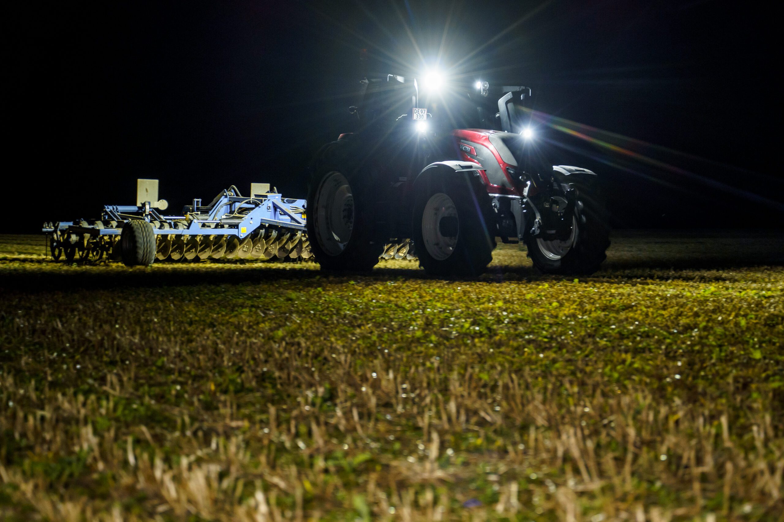 Regler for traktor belysning