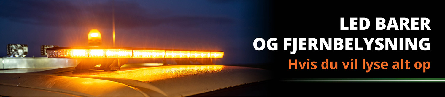 LED-barer og fjernlys